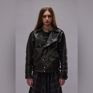 $3300 Brand New R13 Asymmetric Snap Biker Jacket Size medium